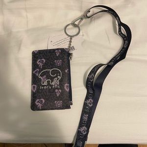 Ivory Ella lanyard and wallet NWT